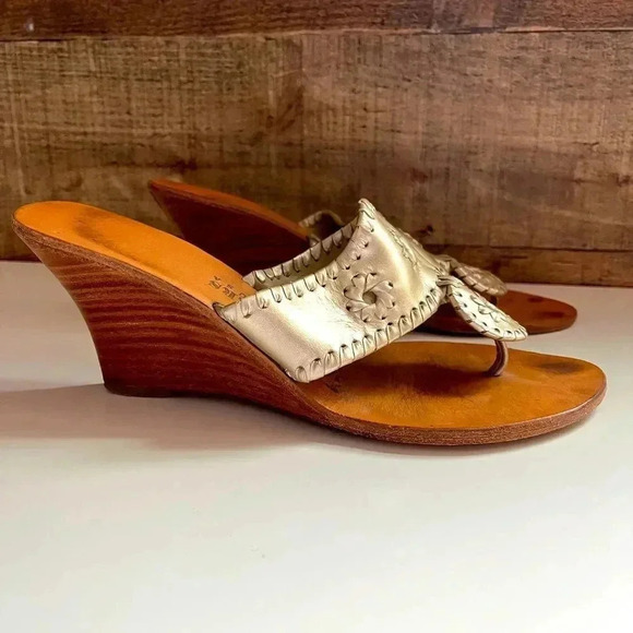 Jack Rogers Hamptons Mid Wedge Sandals - Picture 3 of 8